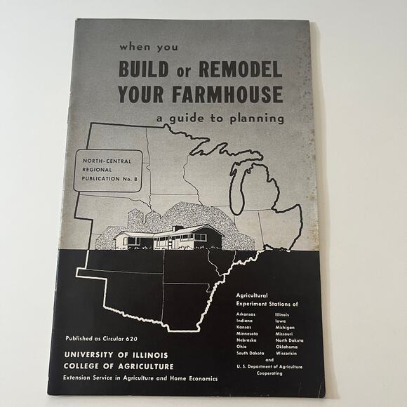 None Other - Planning Guide to Build or Remodel Your Farmhouse  1948 Farmers Bulletin TK2-XB3
